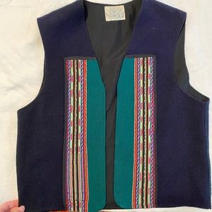 VINTAGE wool vest